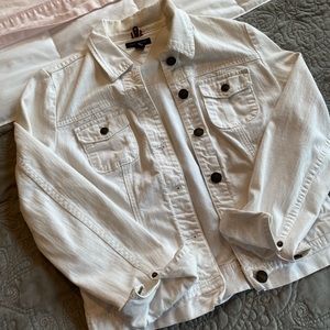 VINTAGE White Jean Jacket